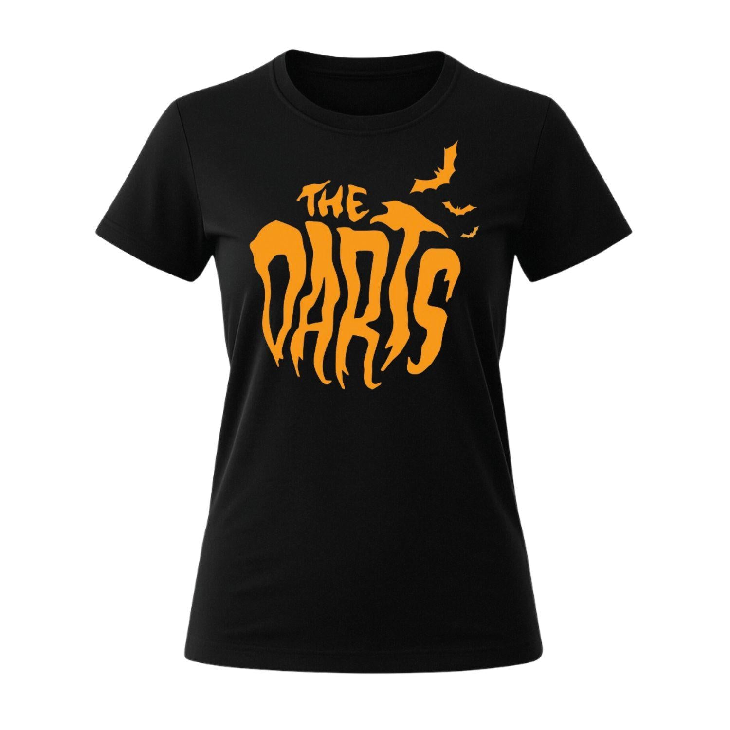 the darts women t-shirt orange bat