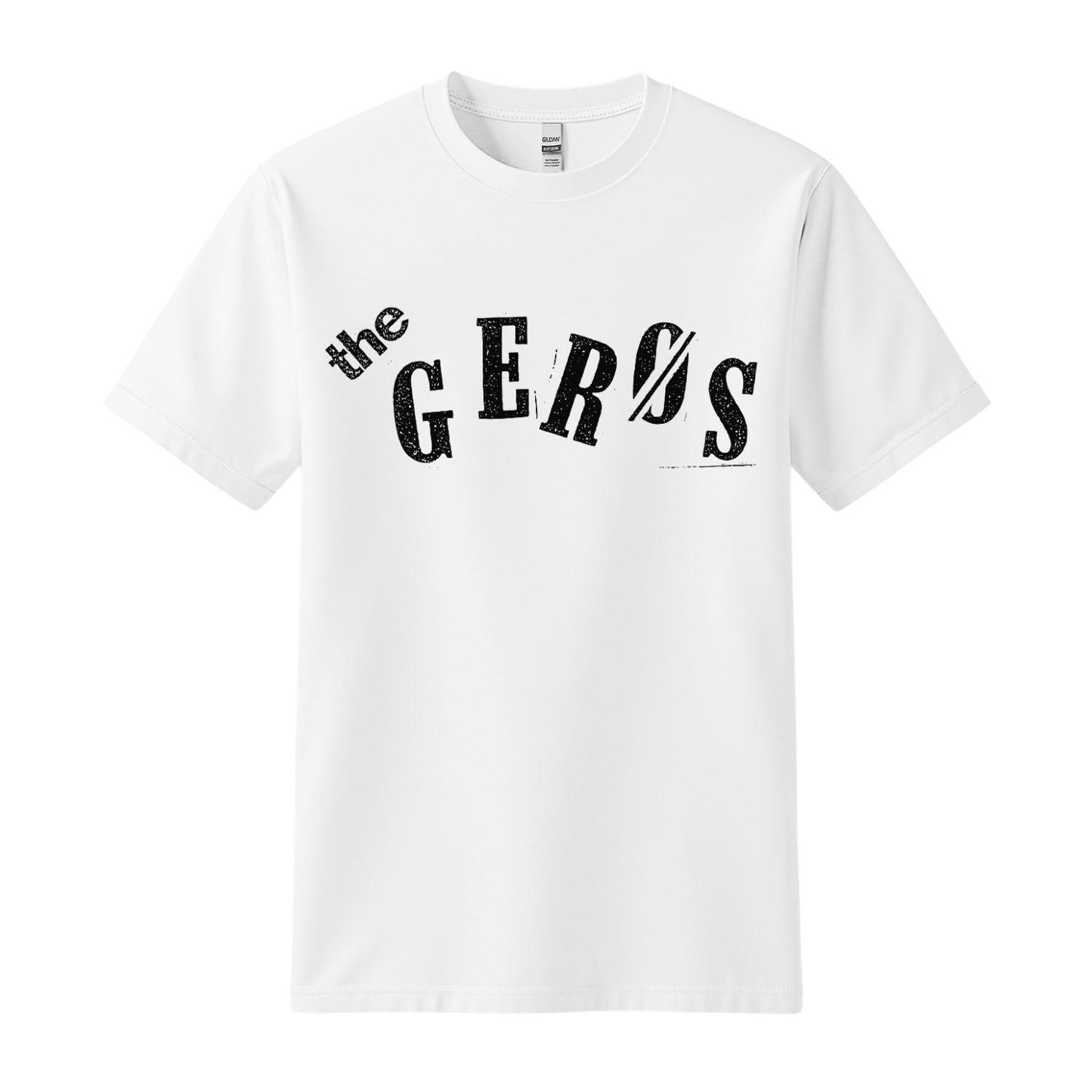 the geros t-shirt white logo