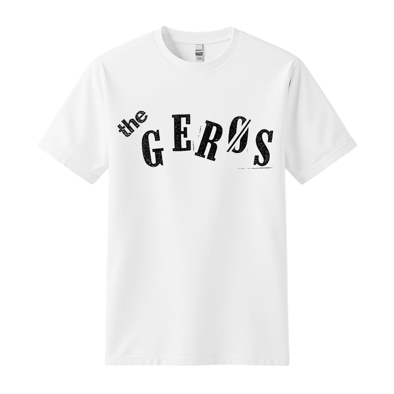 the geros t-shirt white logo