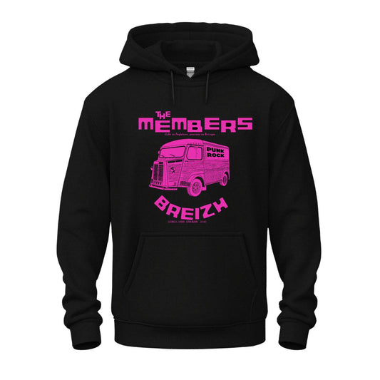 The Memebrs breizh black hoodie punk legends 1977