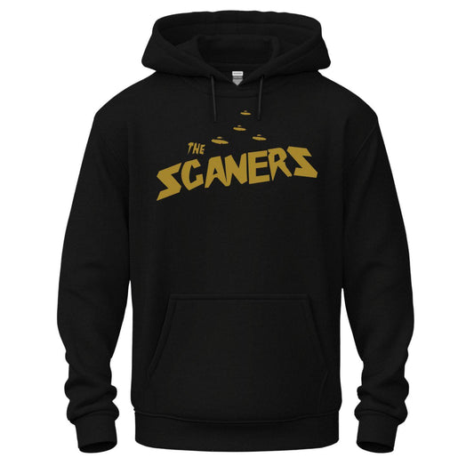 the scaners hoodie ufo black gold