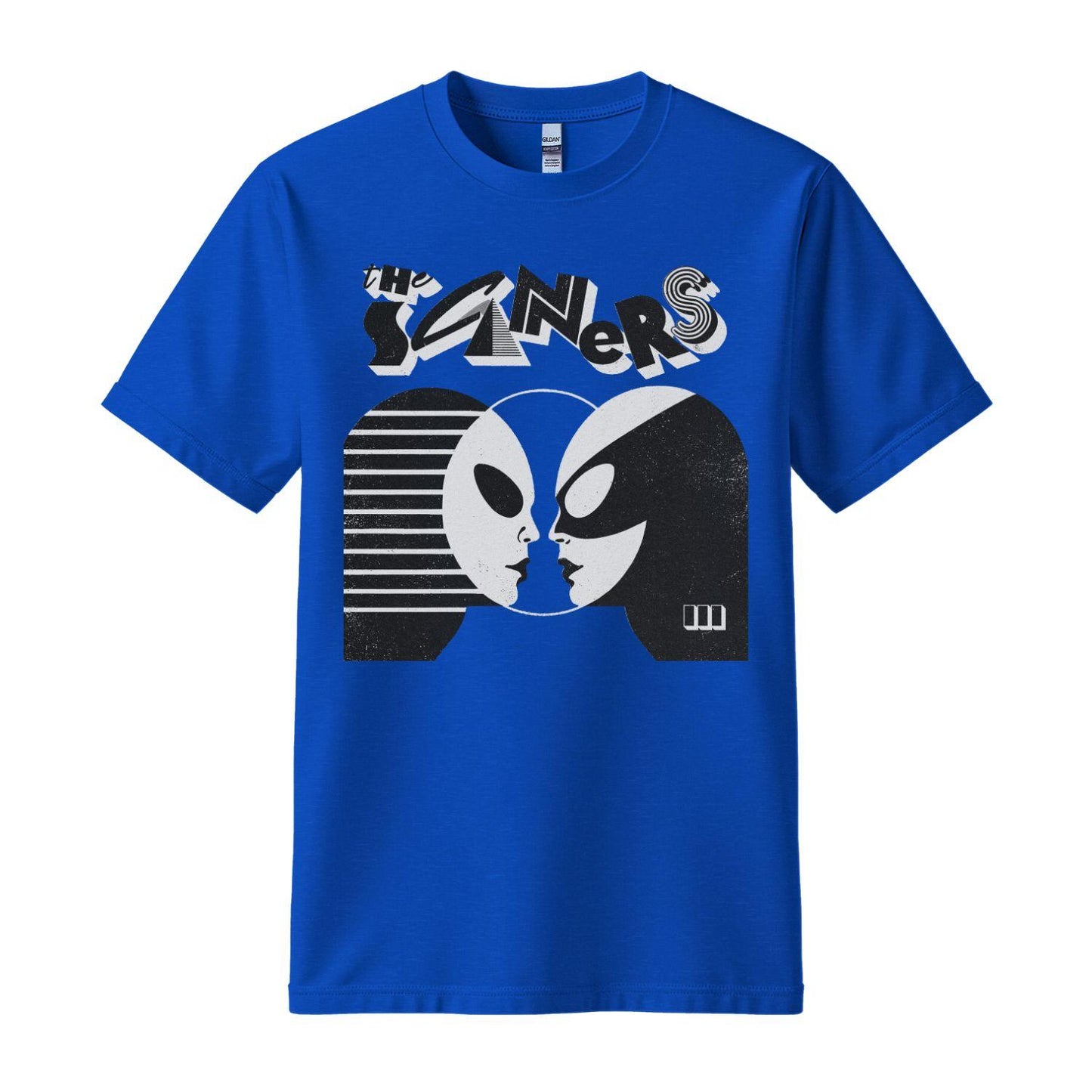 the scaners blue t-shirt alien