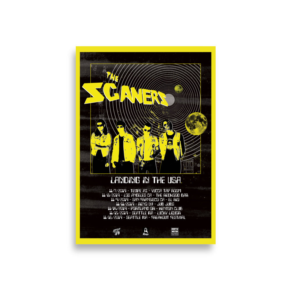 the scaners usa tour poster 