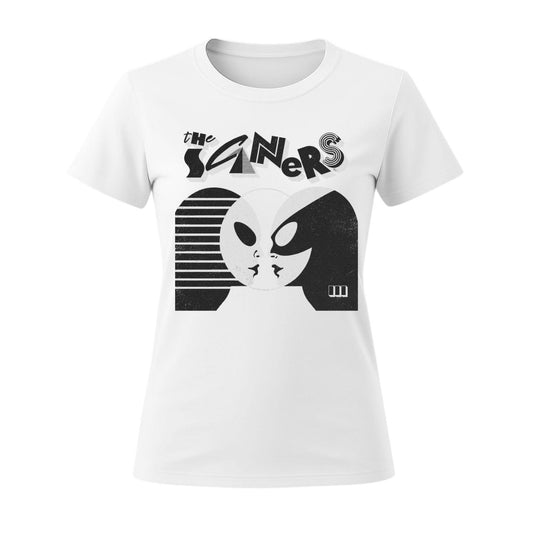 the scaners women t-shirt ufo white