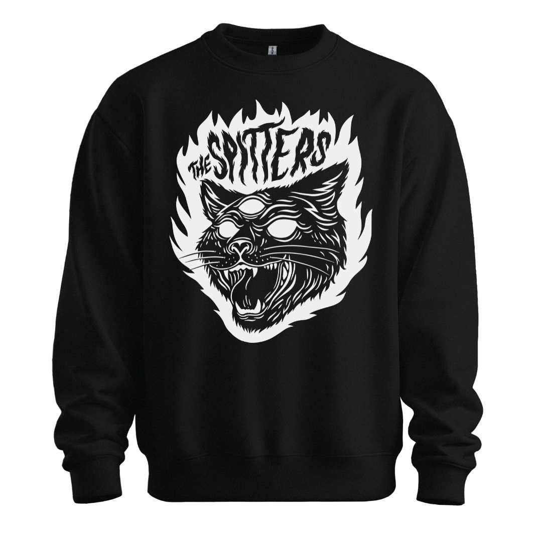 the spitters cat sweatshirt