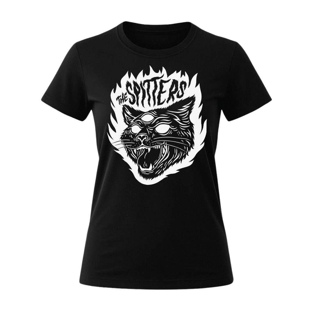 the spitters cat women t-shirt