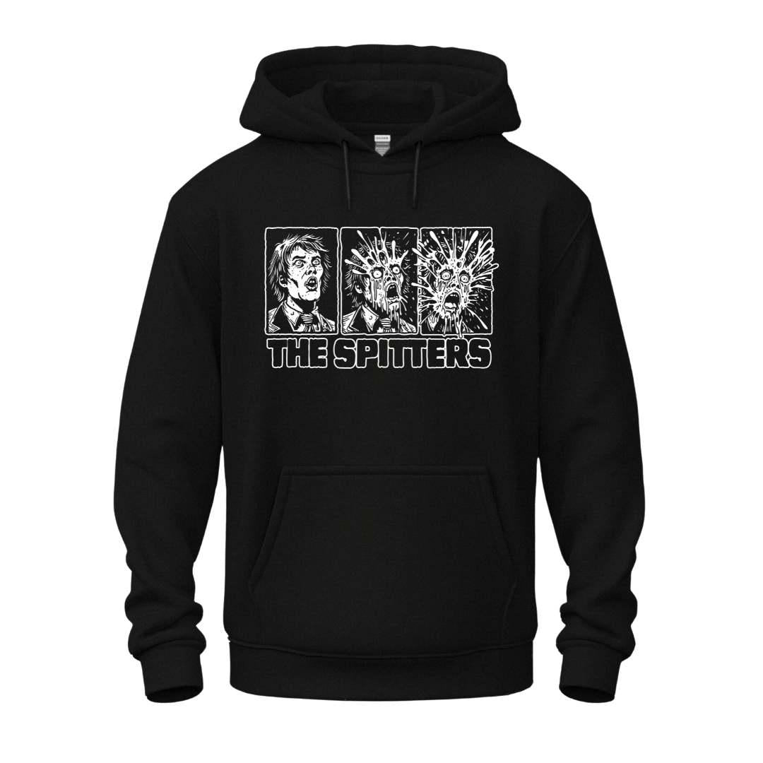 the spitters heads black hoodie