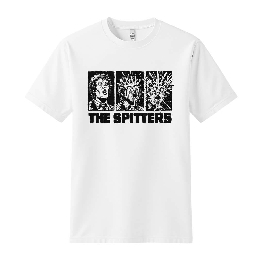 the spitters heads white t-shirt