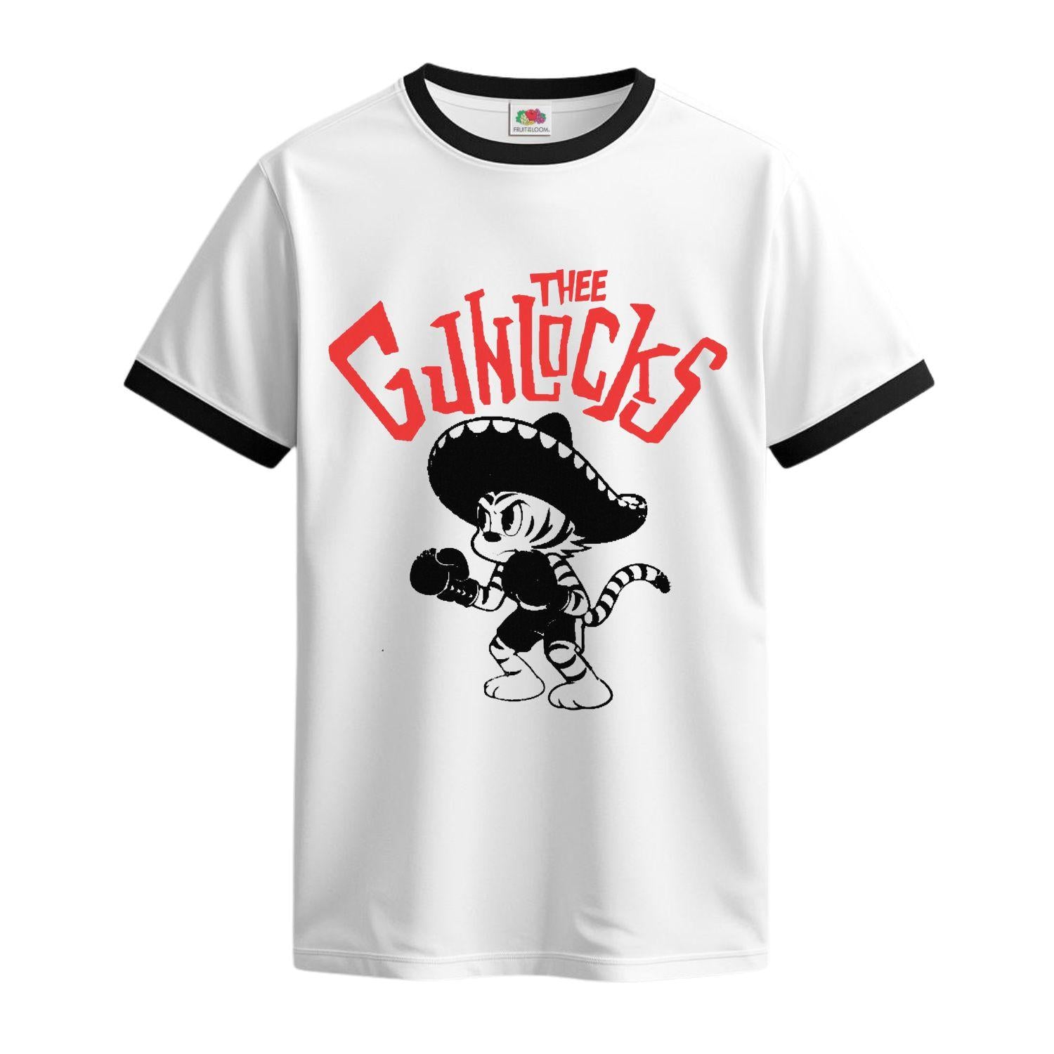 thee gunlocks ringer t-shirt