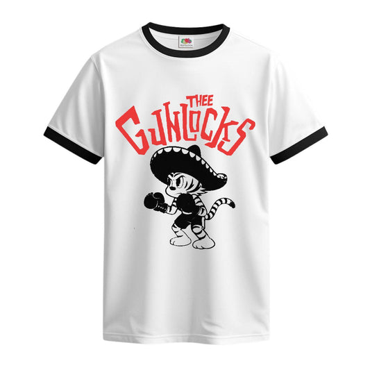 thee gunlocks ringer t-shirt