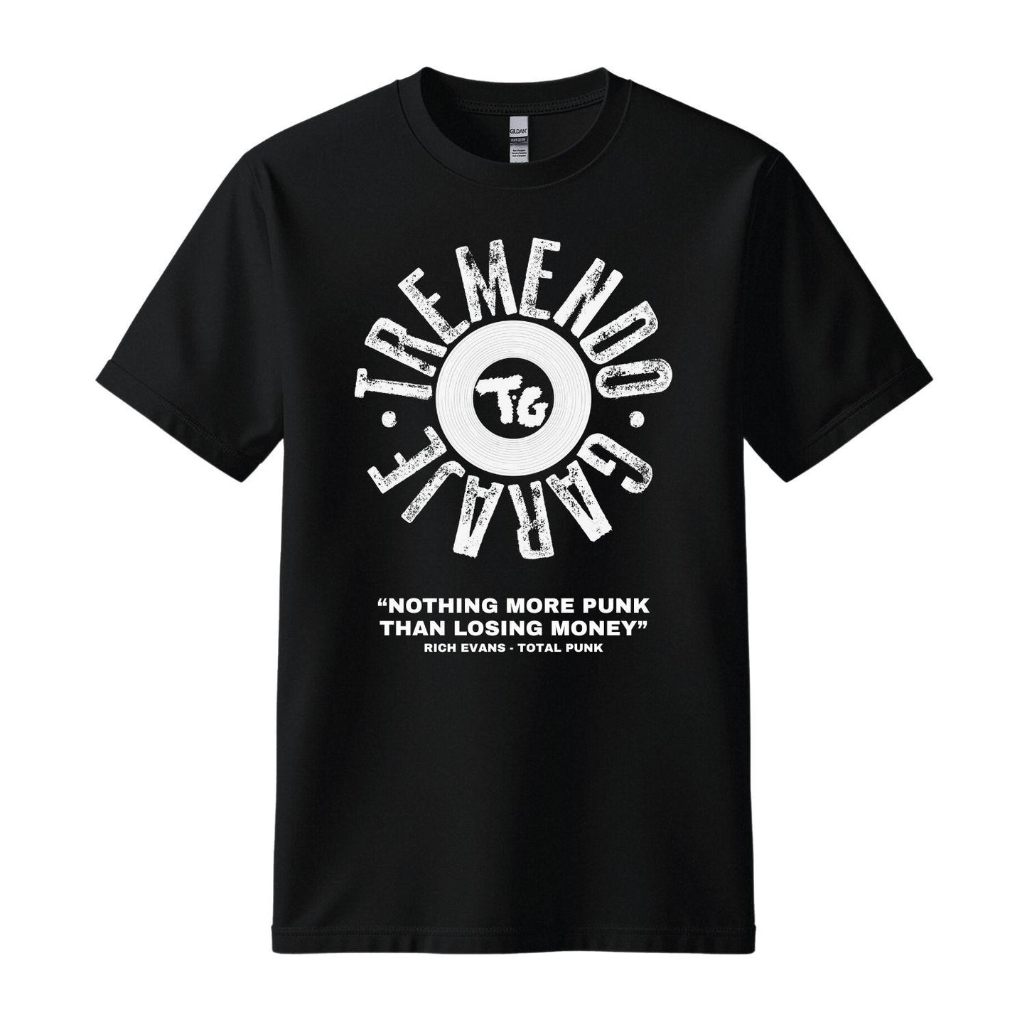 tremendo garaje black t-shirt 