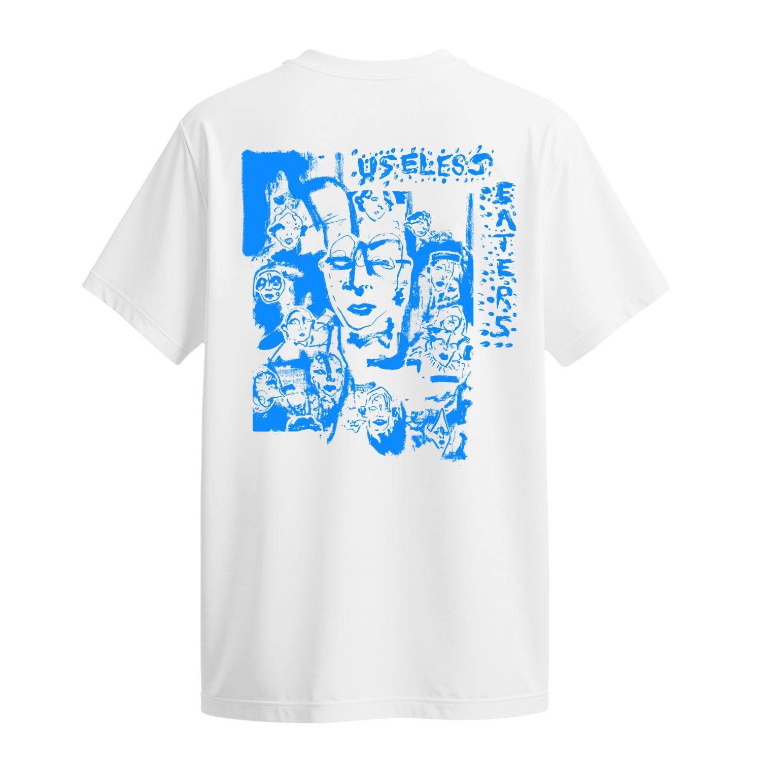 useless eaters white t-shirt front back