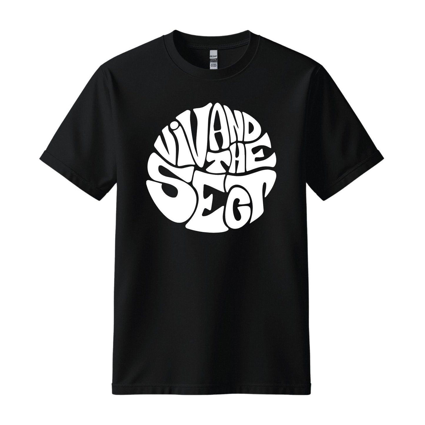 viv and the sect black t-shirt