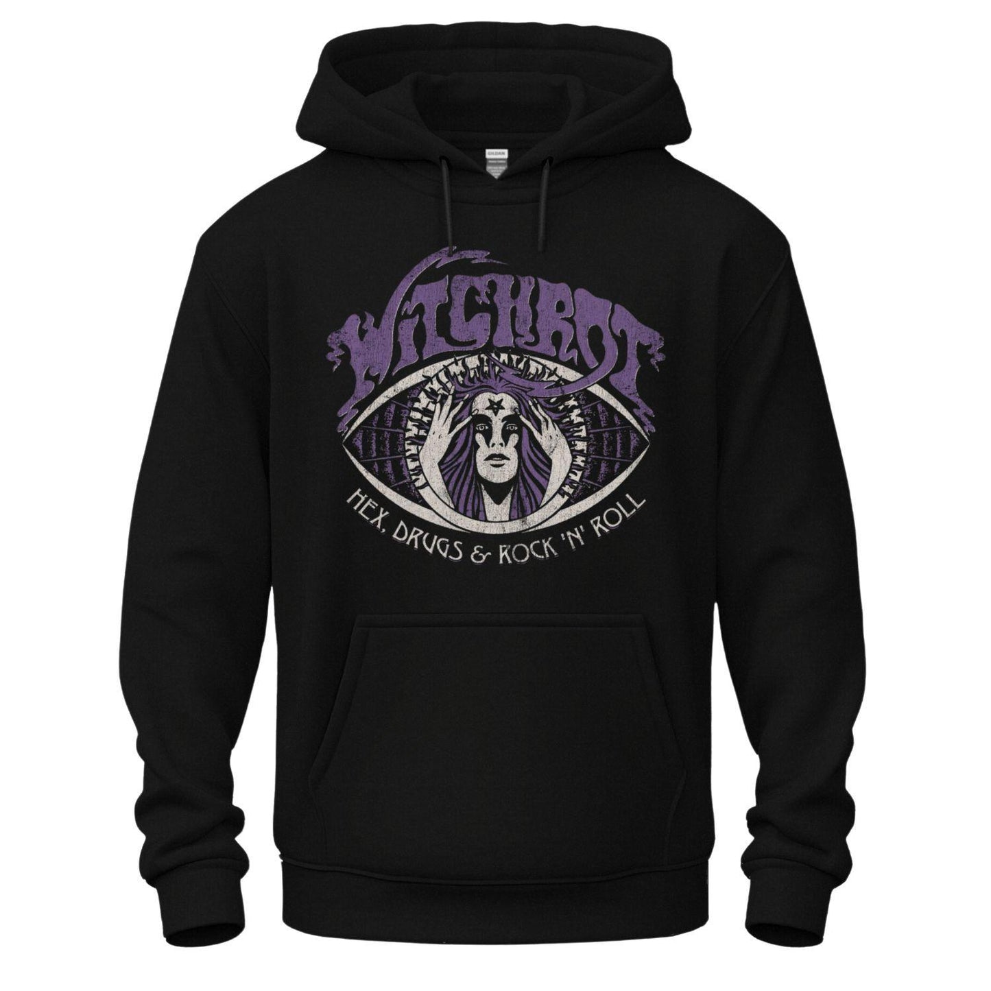 witchrot hex black hoodie