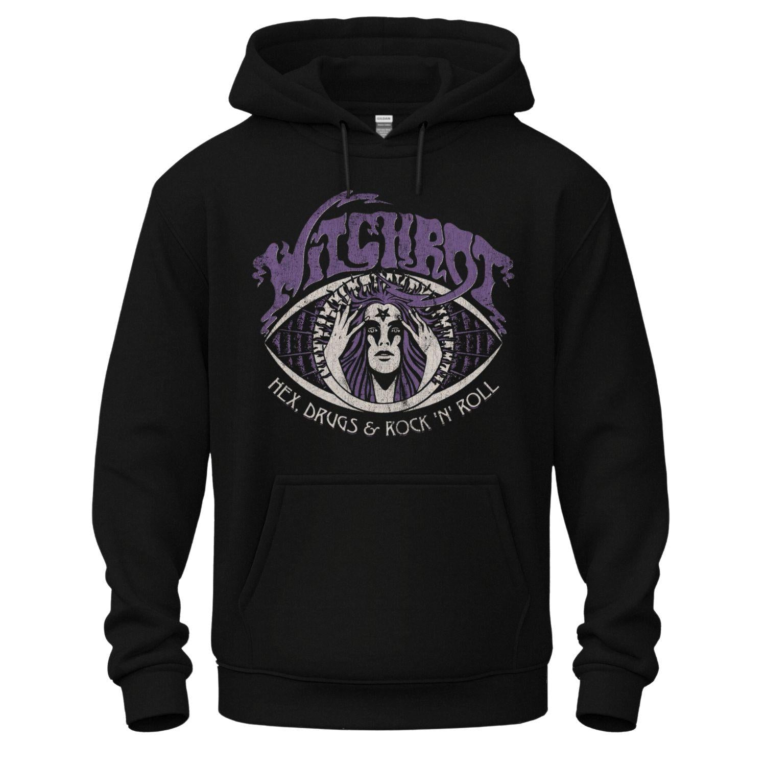 witchrot hex black hoodie