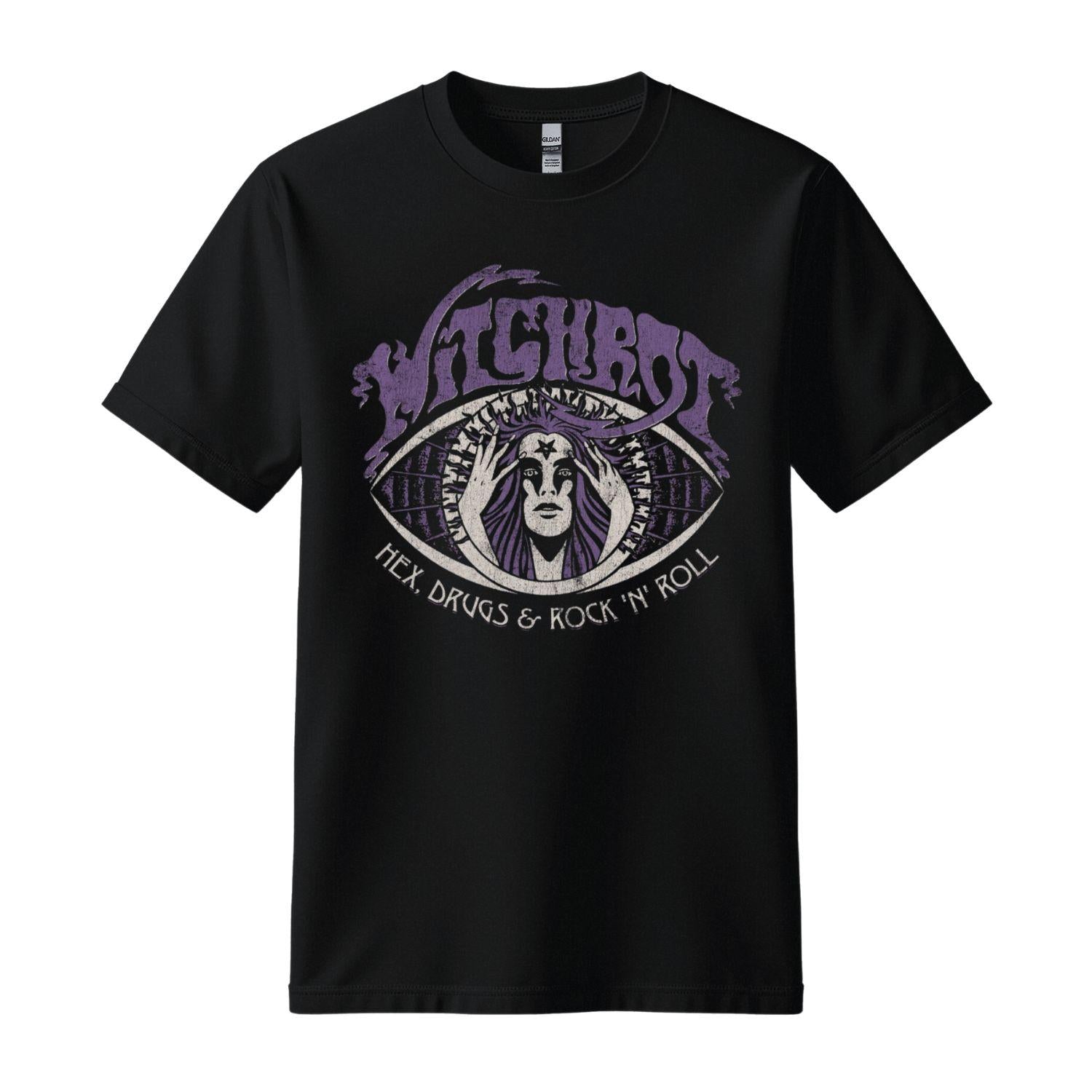 witchrot hex black t-shirt