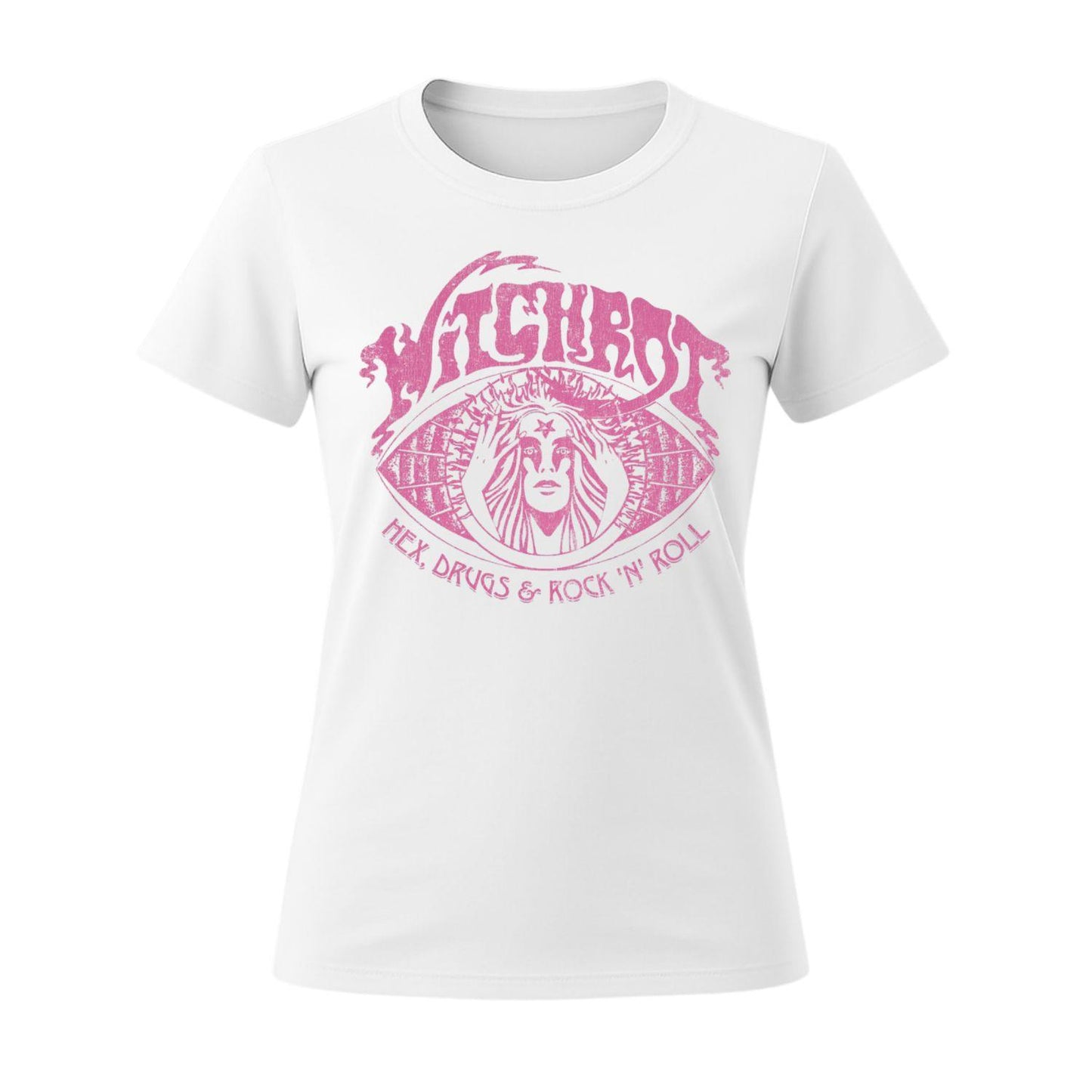 witchrot hex women's white t-shirt