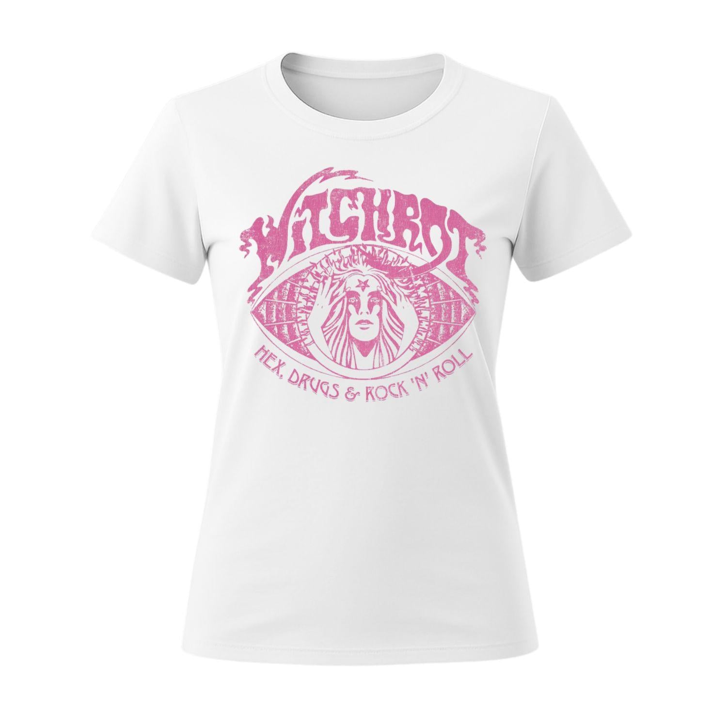 witchrot hex women's white t-shirt