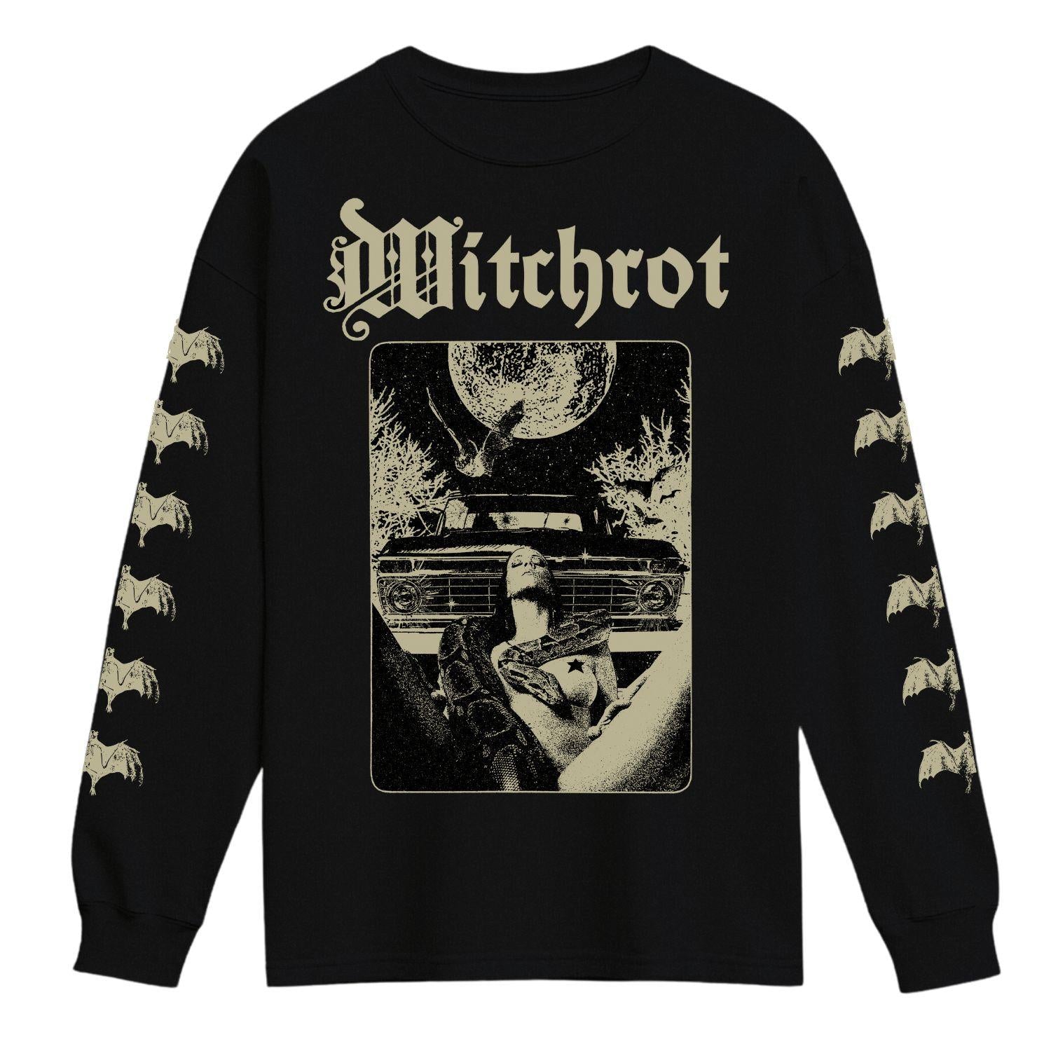 witchrot snake black long sleeve shirt