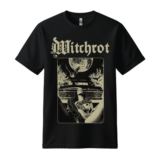 witchrot snake black t-shirt