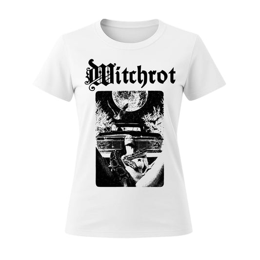 witchrot snake women white t-shirt
