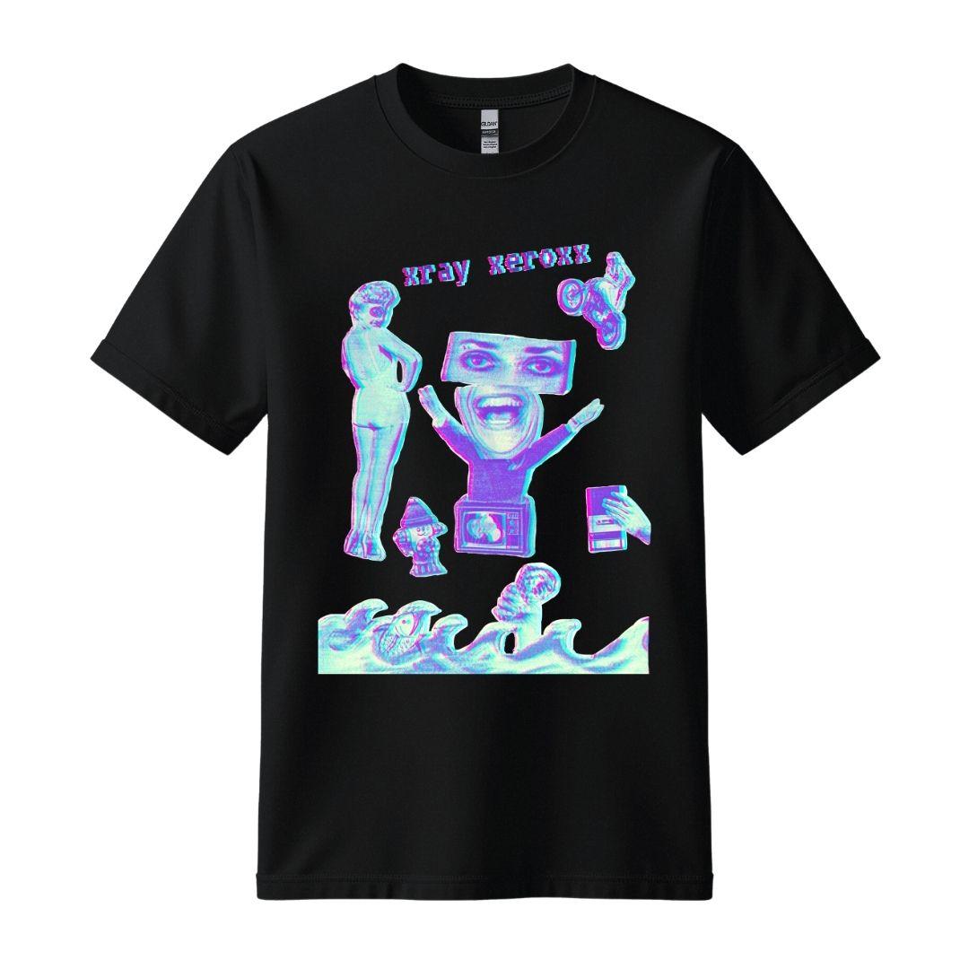 xray xeroxx black t-shirt