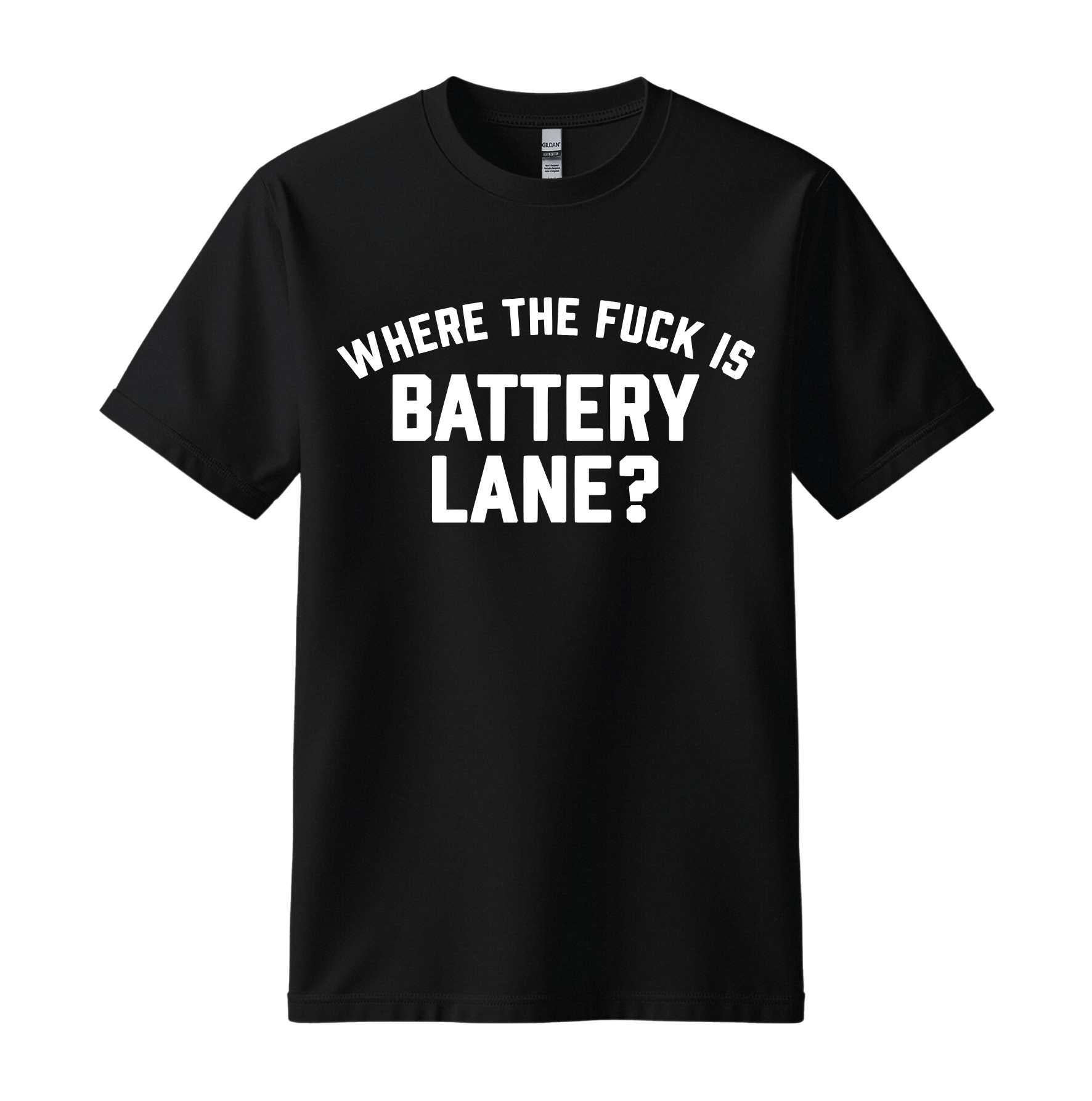 zack keim where is battery lane black t-shirt