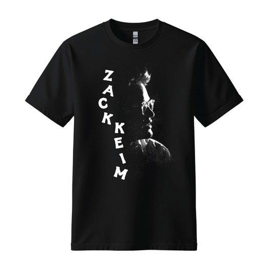 zack keim retro black t-shirt