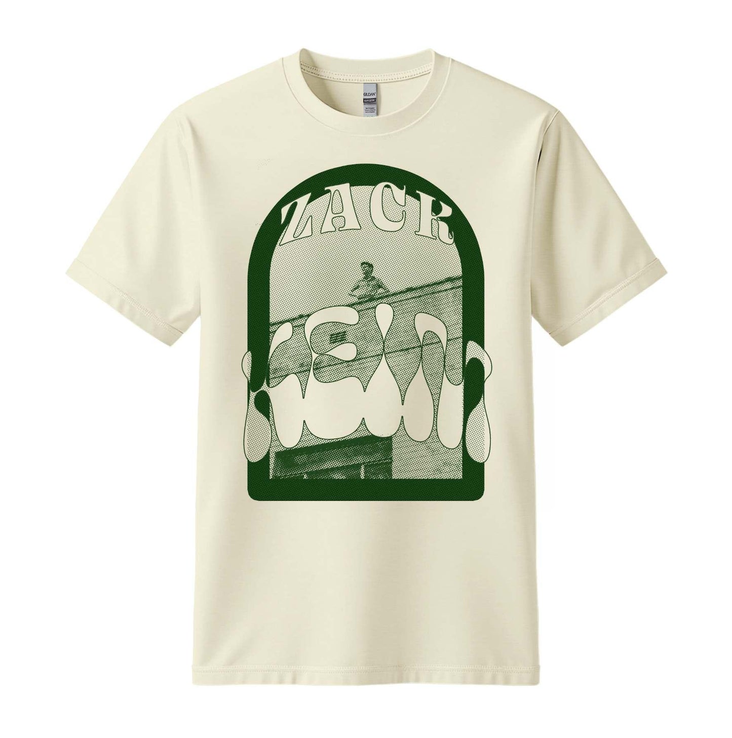 zack keim vintage natural t-shirt